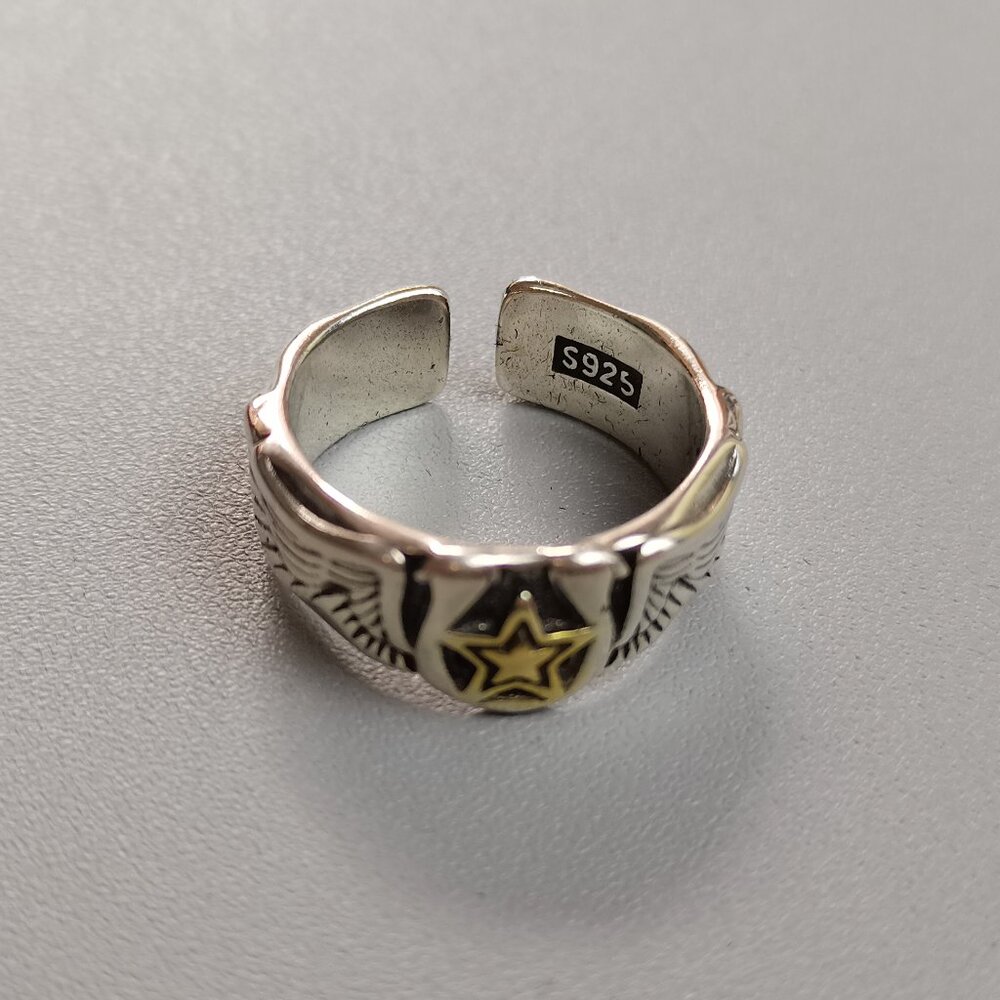 Second-hand women's classic fashion silver ring